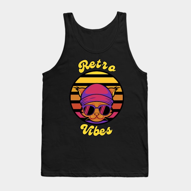 RETRO VIBES Tank Top by tzolotov